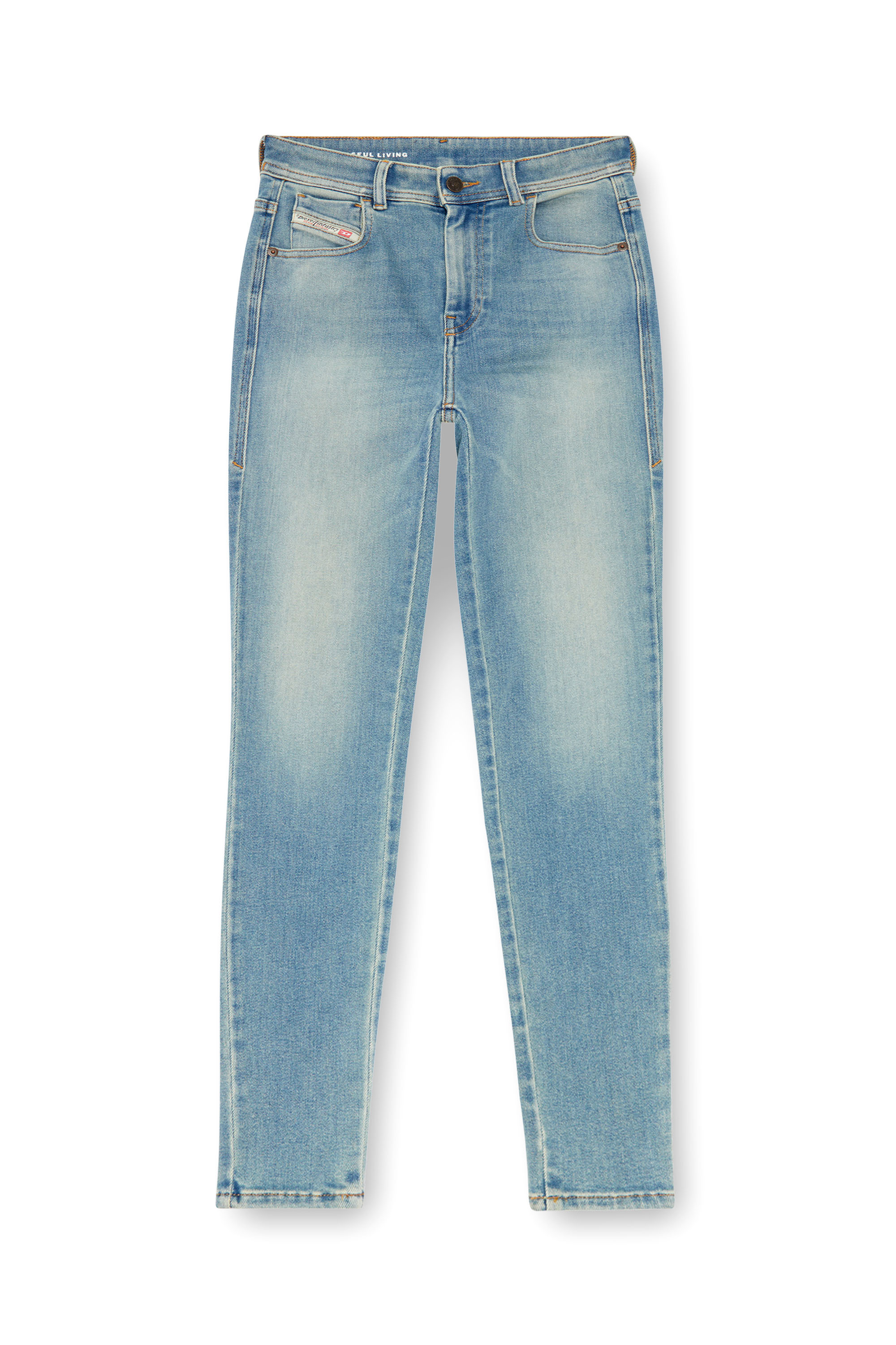 Diesel - Woman Super skinny Jeans 1984 Slandy-High 09J09, Light Blue - Image 5