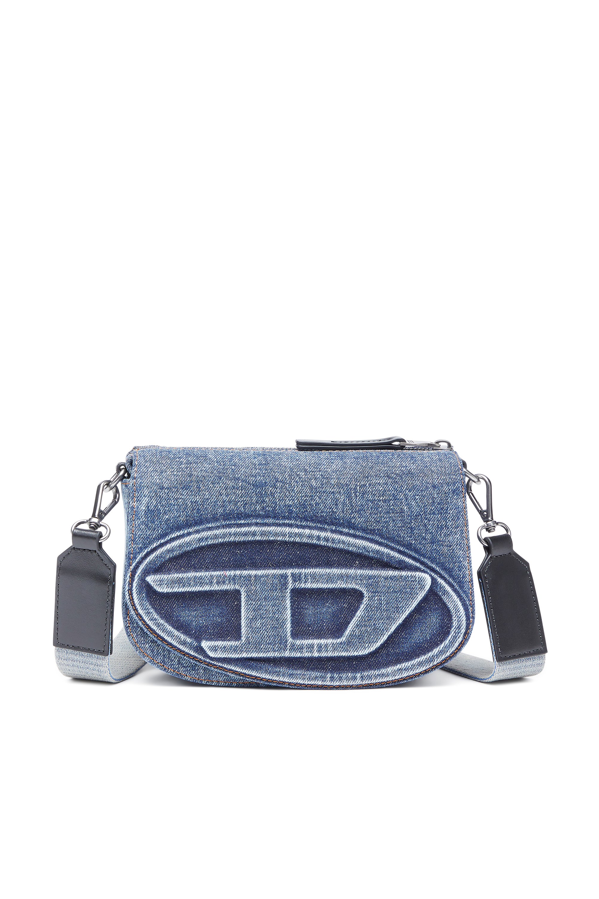 Diesel - 1DR CAMERA BAG, Unisex's 1DR Camera Bag-Camera bag in solarised denim in Blue - 1