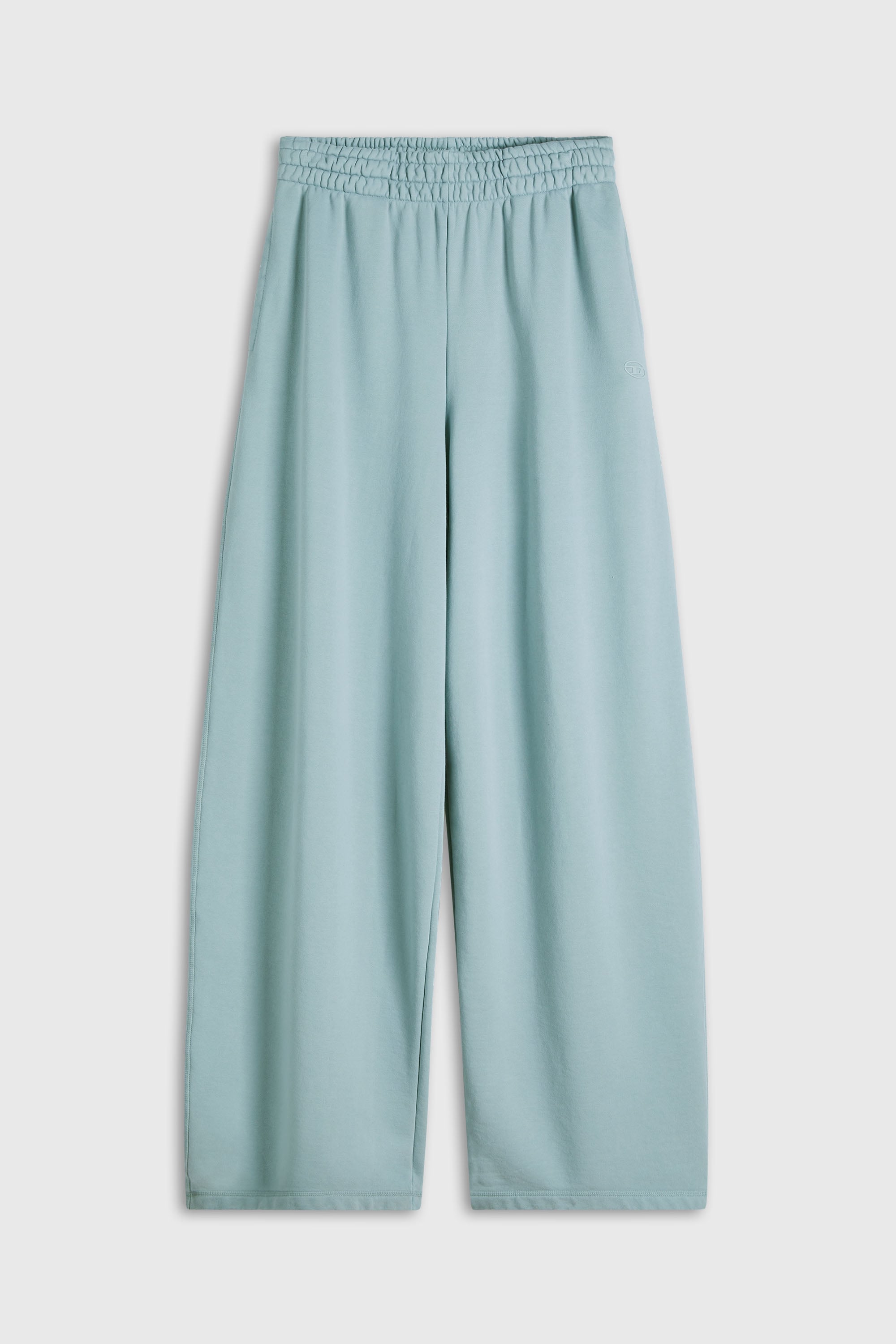 Diesel - P-ZENIA-OD, Woman's Loose track pants with elastic waistband in Light Blue - 2