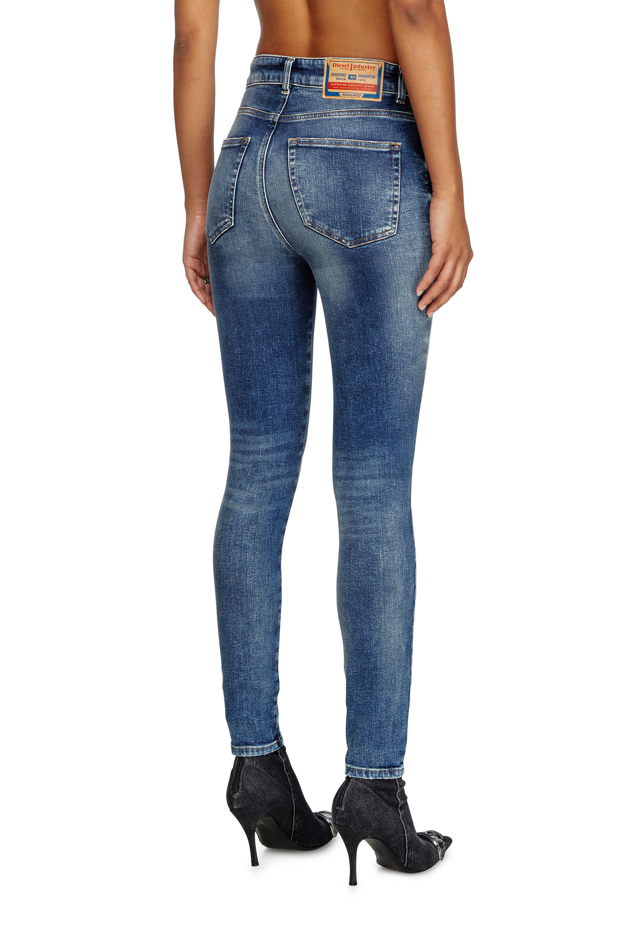 Diesel - Woman's Skinny Jeans 1984 Slandy-High 007Y9, Medium blue - 4