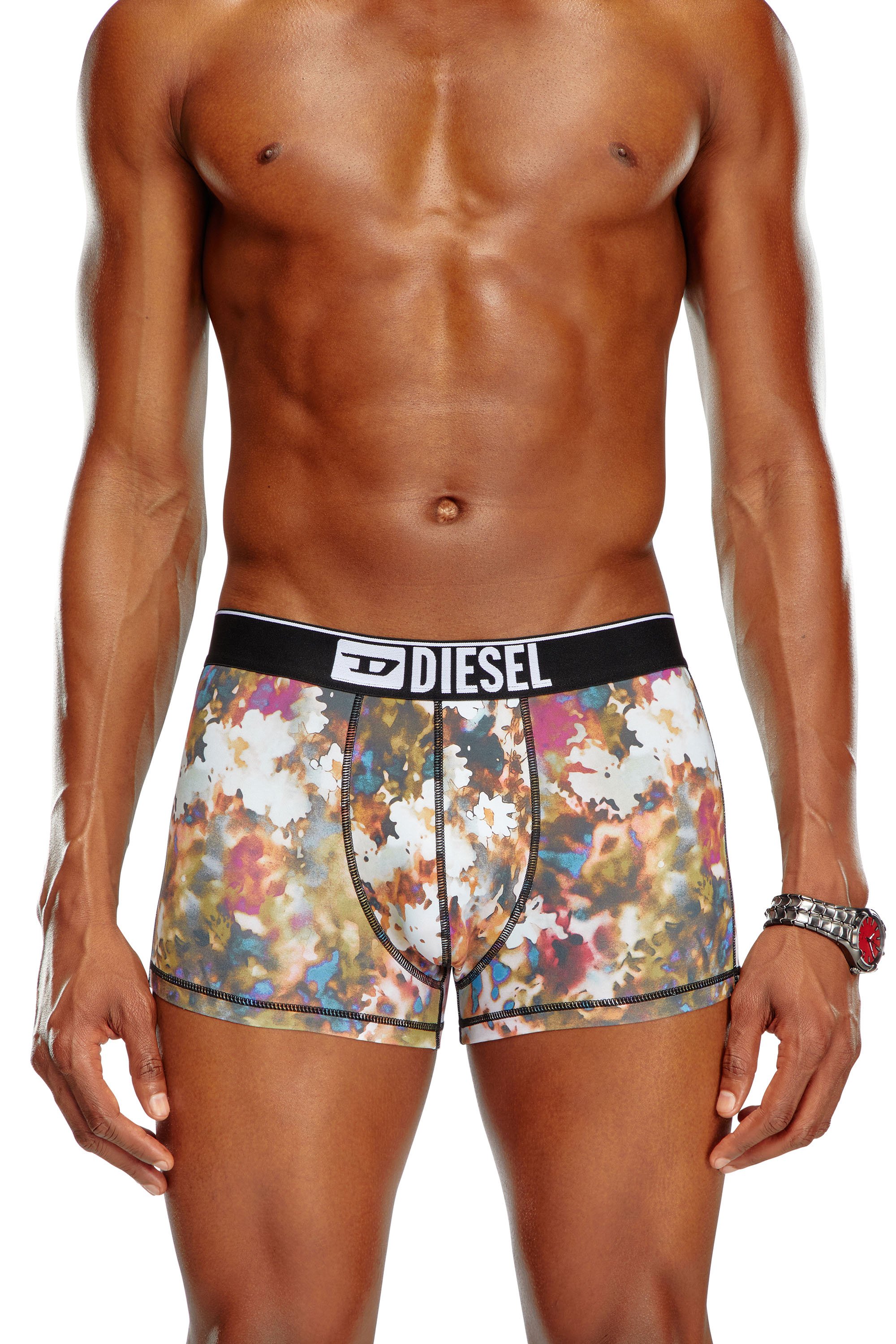 Diesel - UMBX-DAMIEN, Man Boxer briefs with abstract print in Multicolor - Image 2