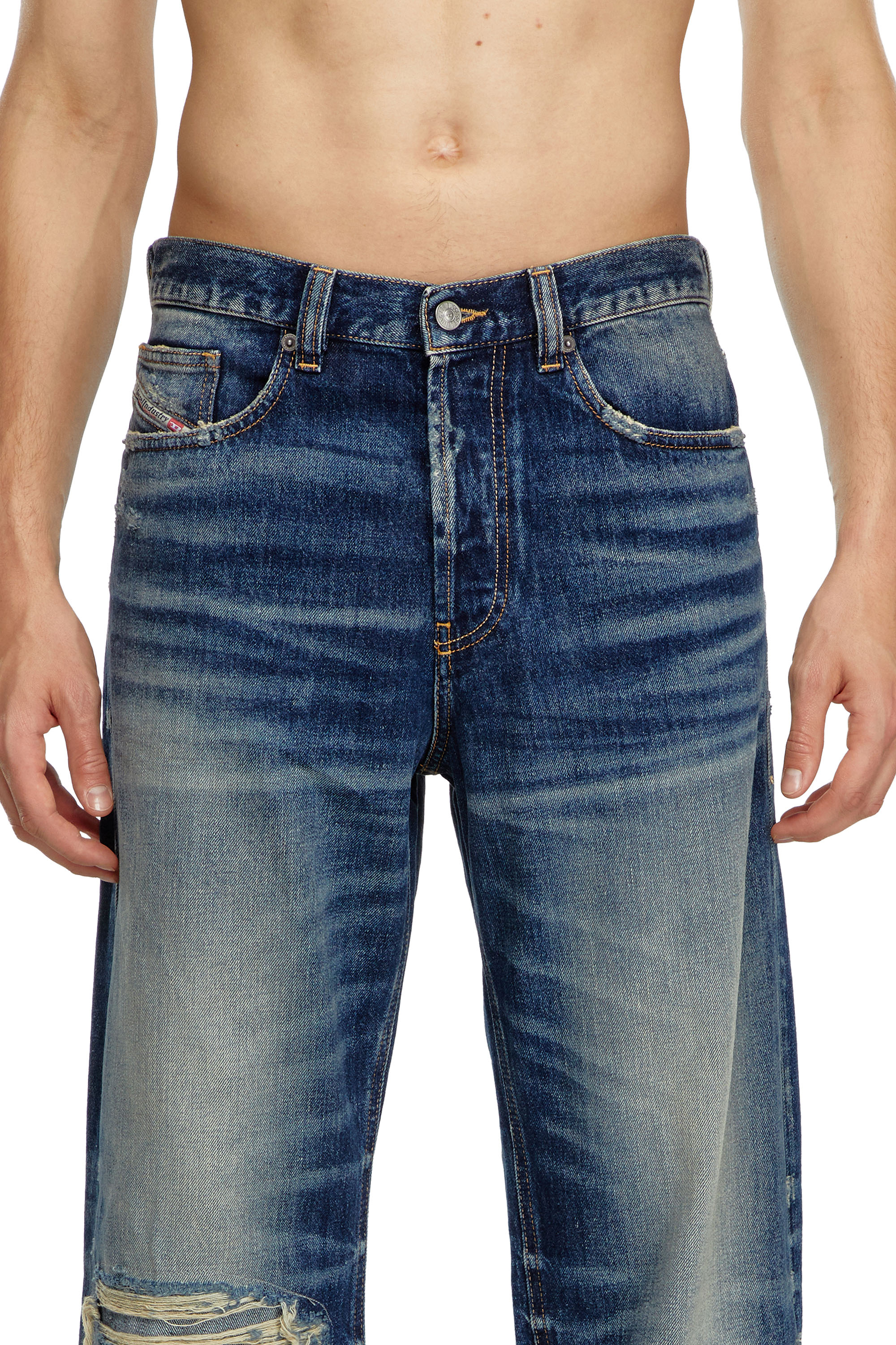 Diesel - Man's Regular Jeans 2010 D-Macs 09J95, Dark Blue - 3