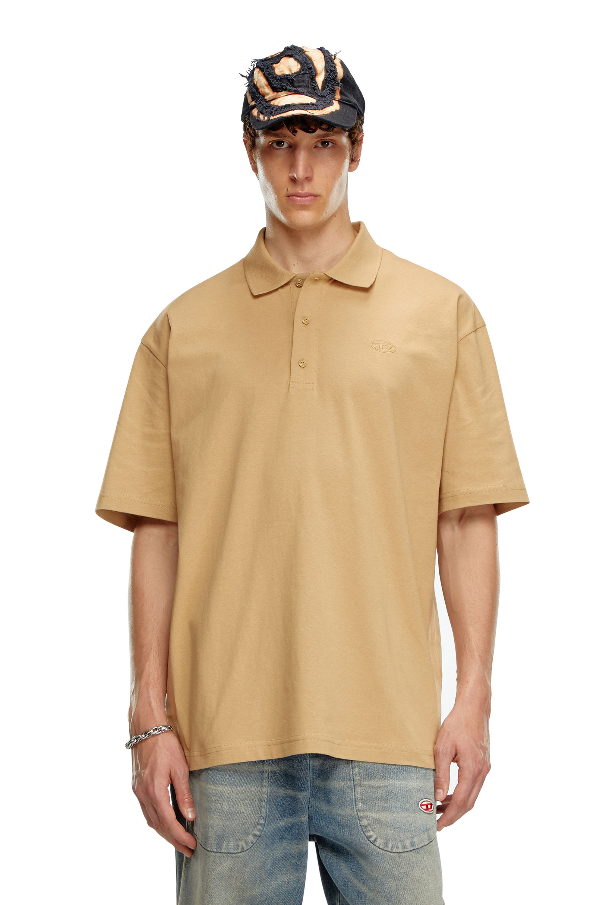 Diesel - T-VORT-MEGOVAL-D, Light Brown - Image 1