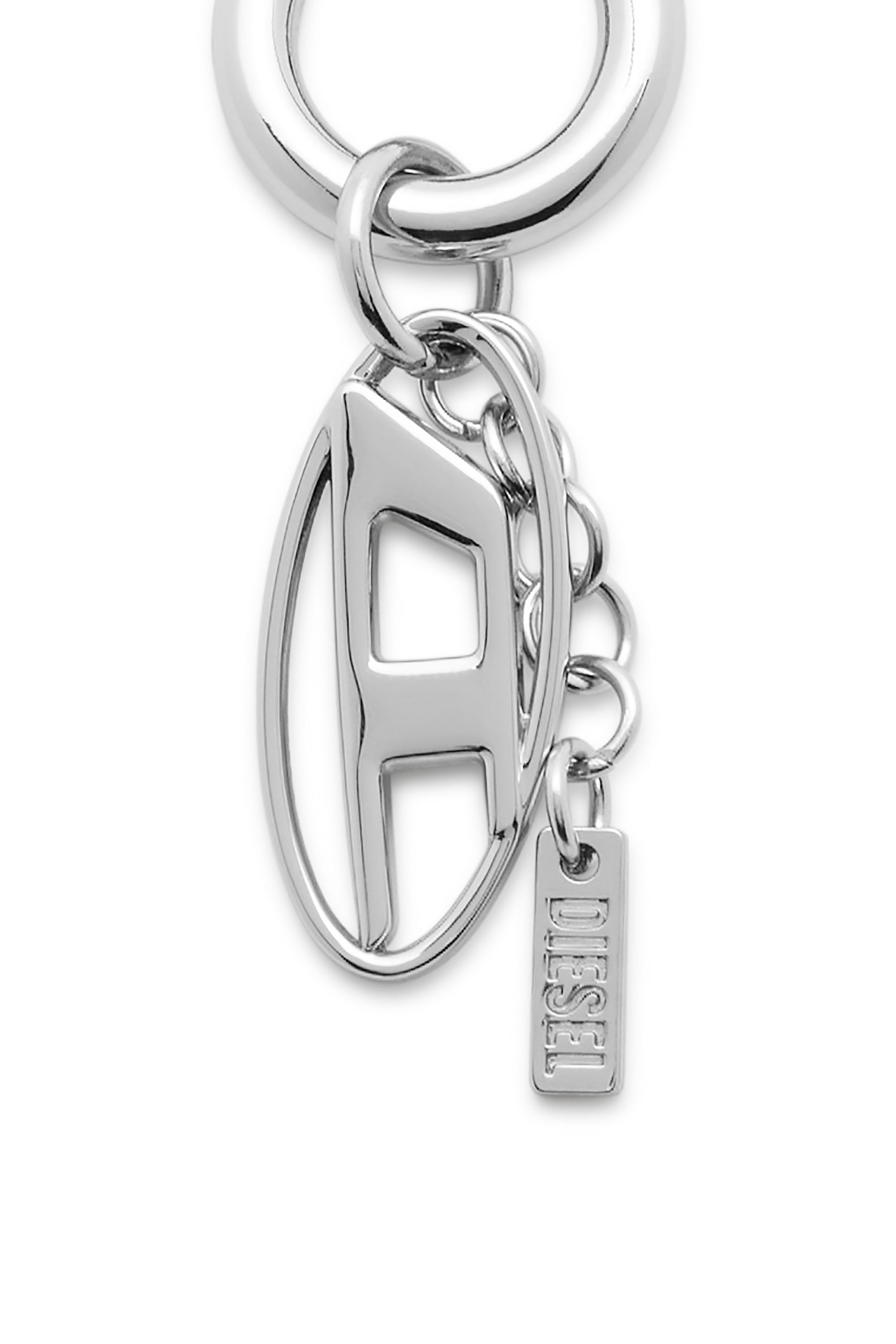 Diesel - CHARM-OVAL D, Unisex's Charm with Oval D charm in Silver - 4