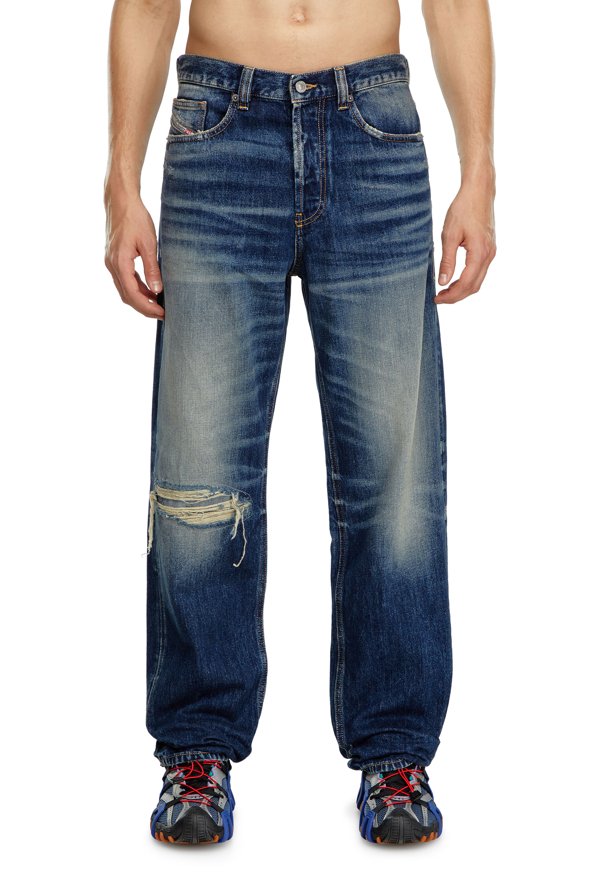 Diesel - Man's Straight Jeans 2010 D-Macs 09J95, Dark Blue - 1