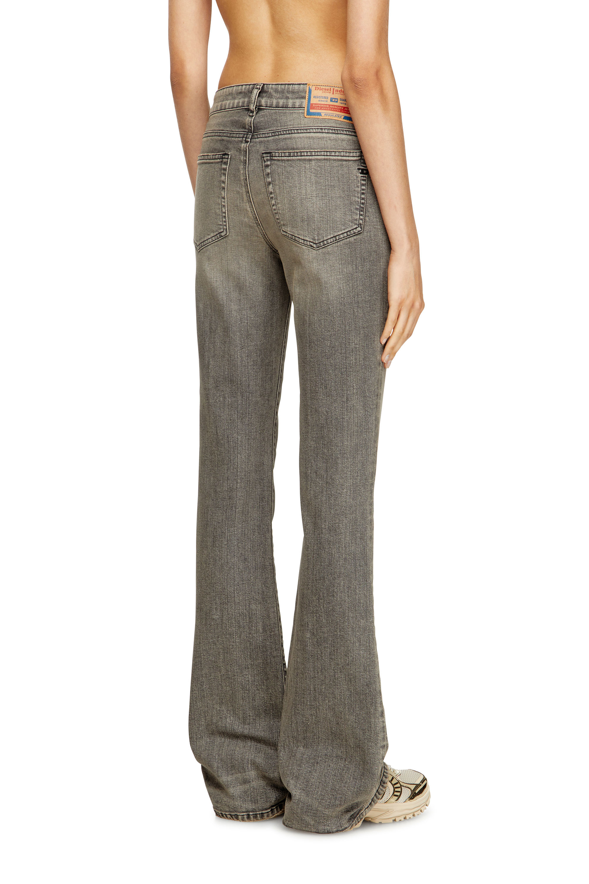 Bootcut Jeans 1969 D-Ebbey 09L99, Grey Diesel - Woman's Bootcut Jeans 1969 D-Ebbey 09L99, Grey - 4