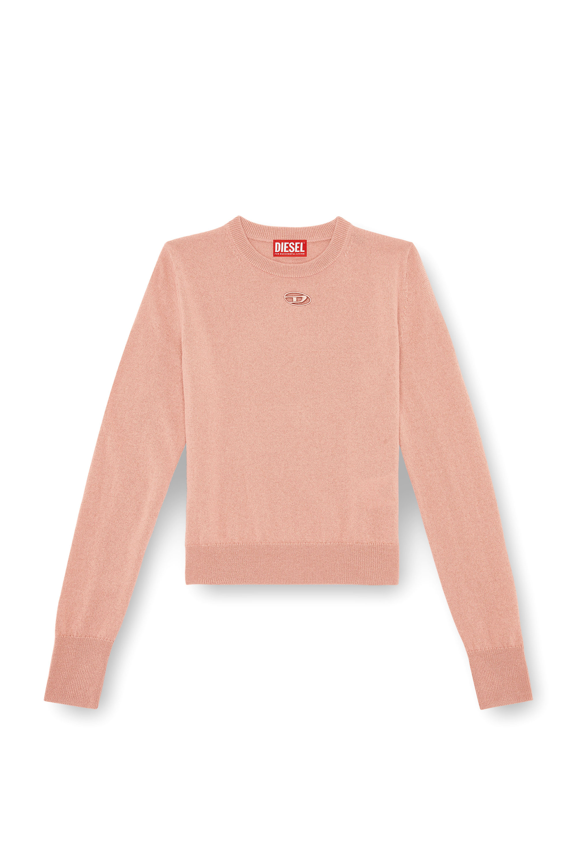 Diesel - M-AREESAX, Woman's Wool and cashmere top in Pink - 3