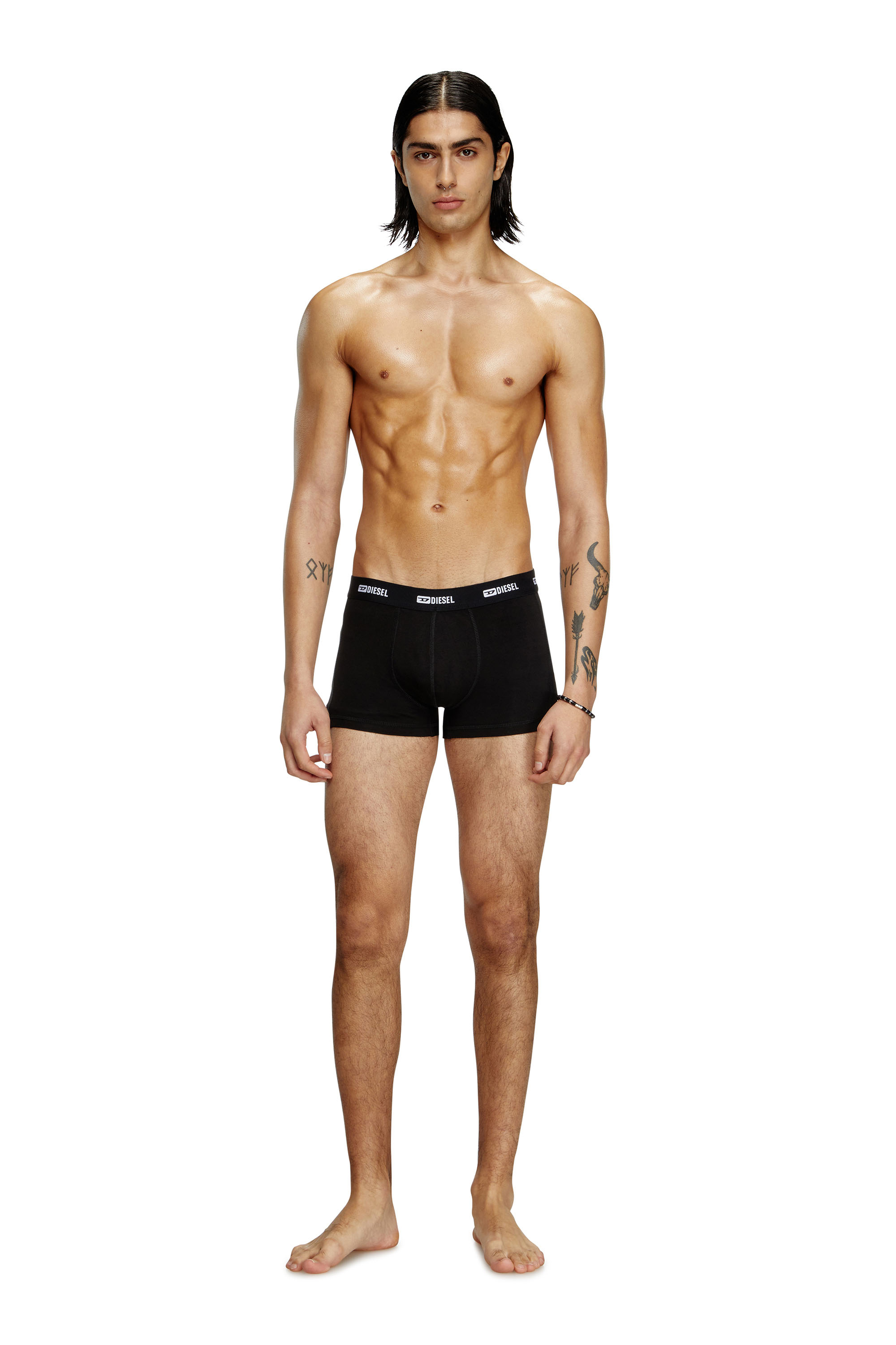 Diesel - DAMIEN-UTLT-3PACK, Man's 3-pack of boxer briefs in Black - 1