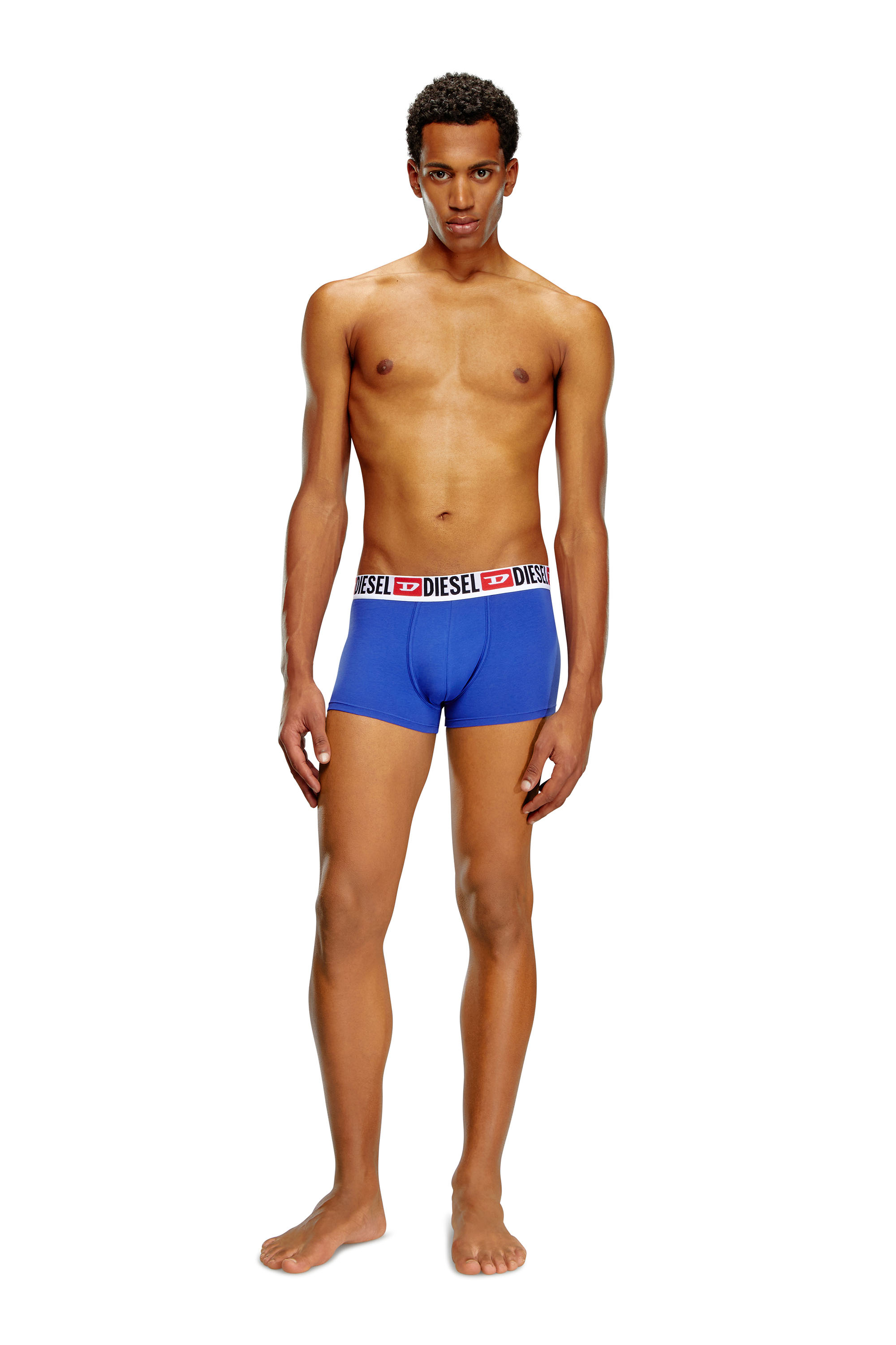 Diesel - UMBX-DAMIENFIVEPACK, Man's Five-pack of mix-colour boxer briefs in Blue/Red - 1