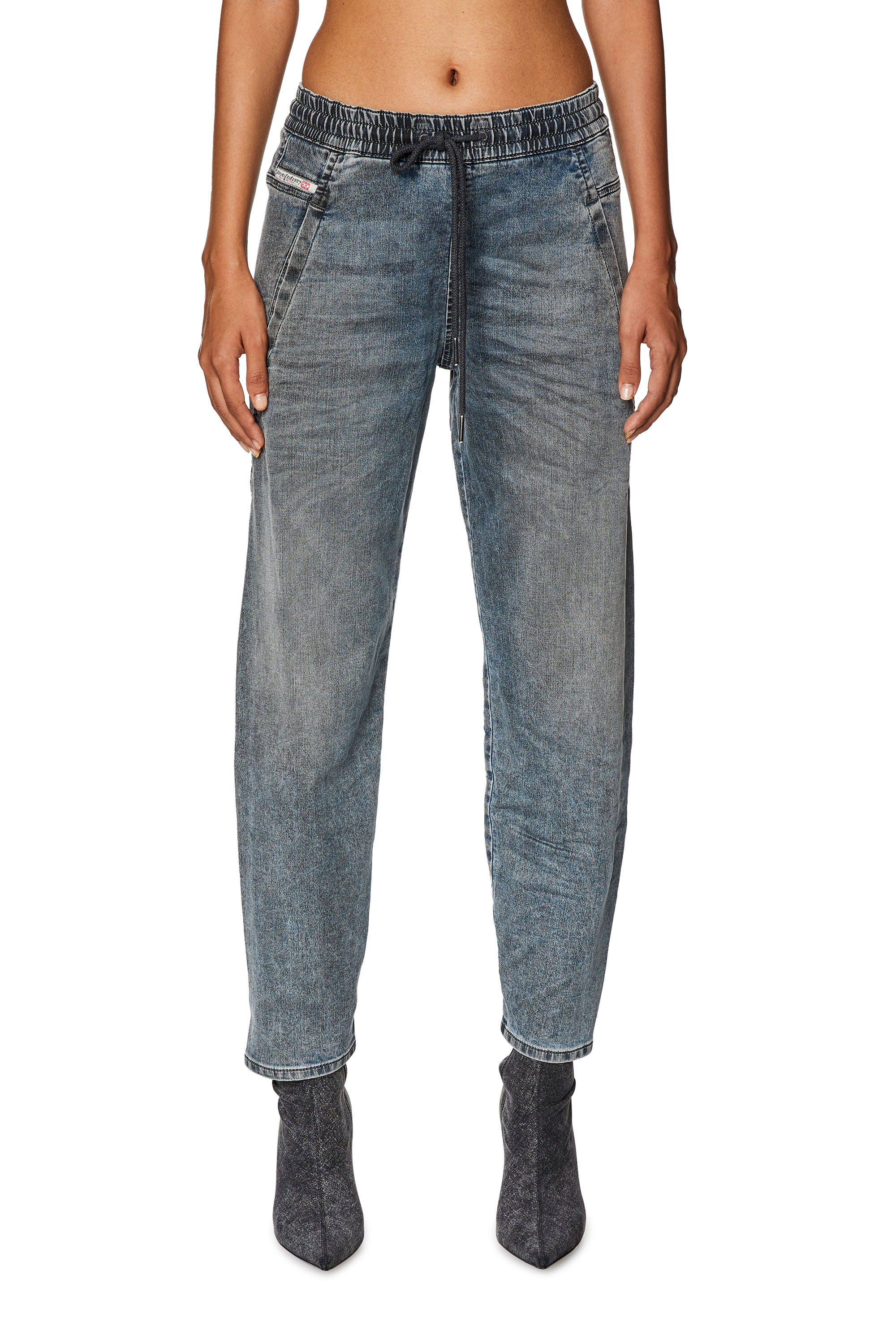 Diesel - Boyfriend Krailey JoggJeans® 068EZ, Grey - Image 1