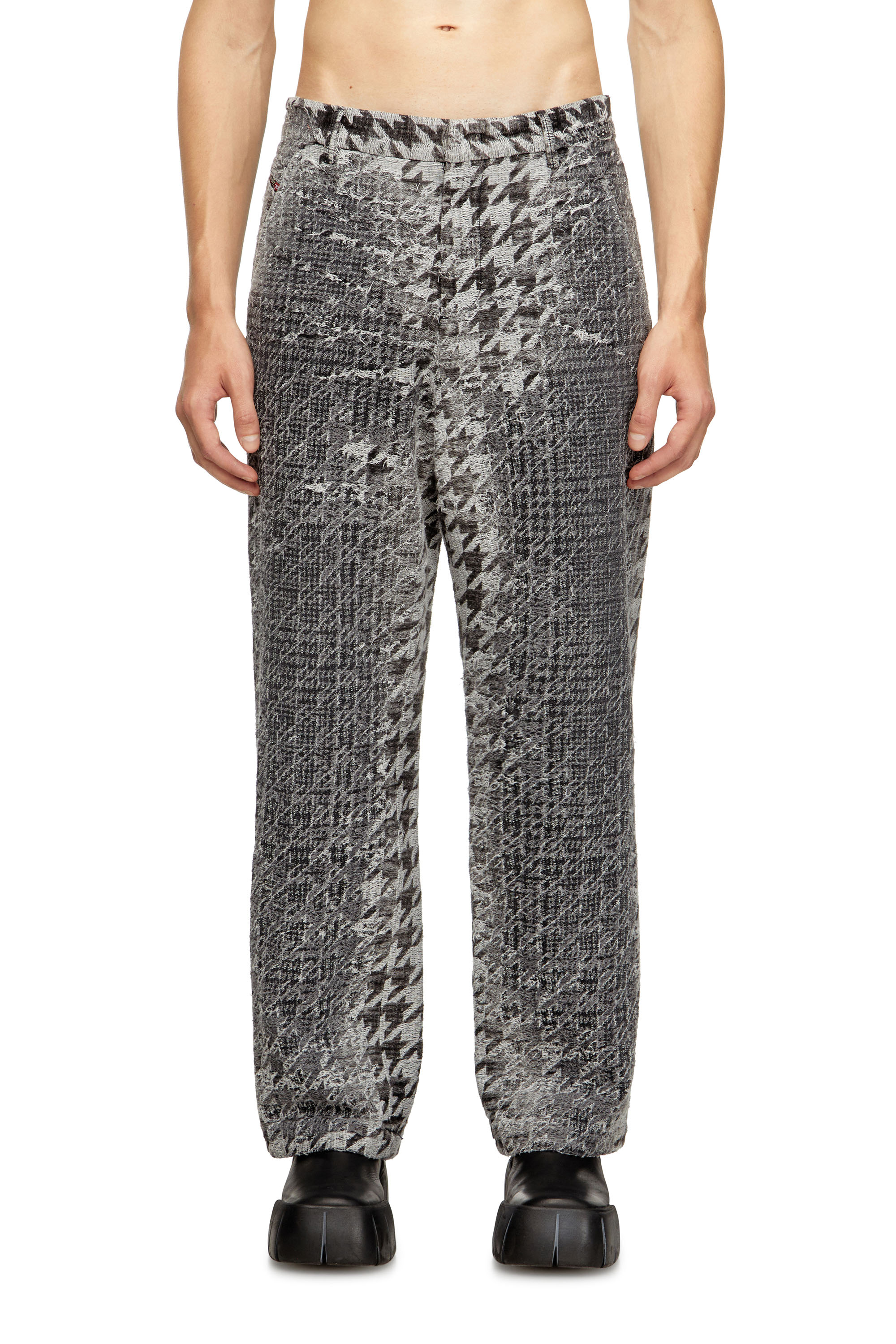 Diesel - Man's Regular Jeans D-Eber 0CEBN, Black/Dark grey - 3