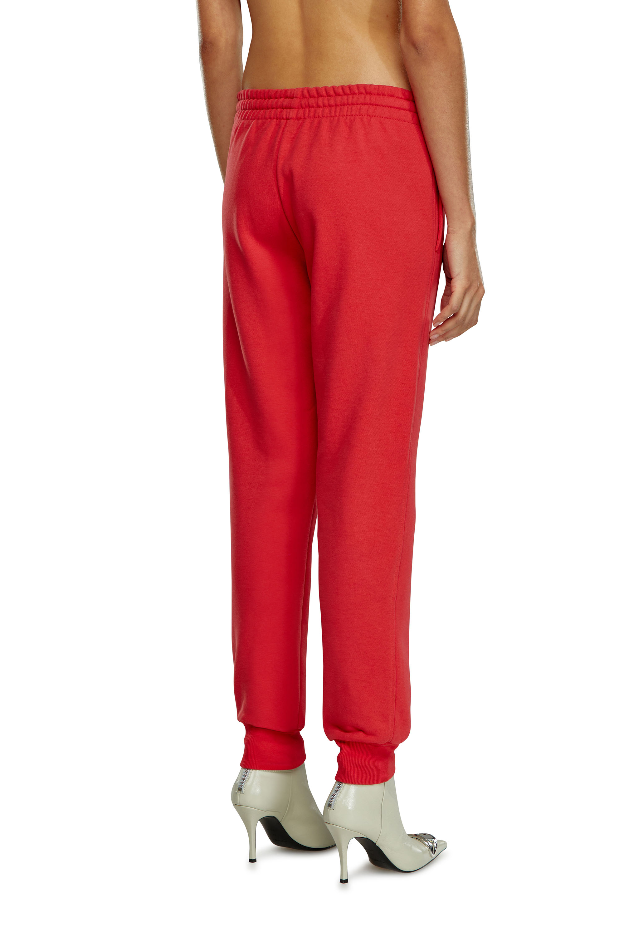 Diesel - P-JAMY-MICRODIV, Woman Sweatpants with micro logo embroidery in Red - Image 4