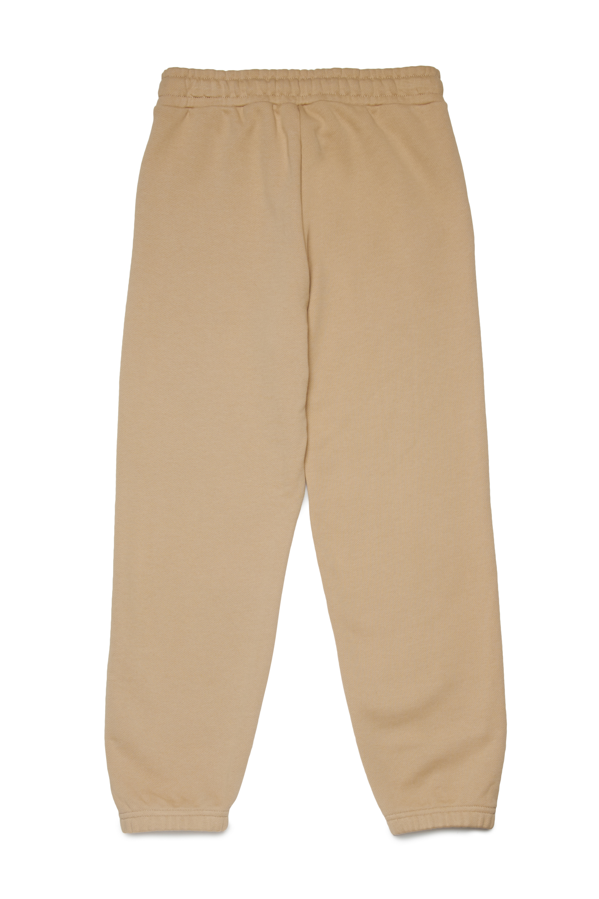 Diesel - POSTIV, Man's Cotton pants with logo in Light Brown - 2