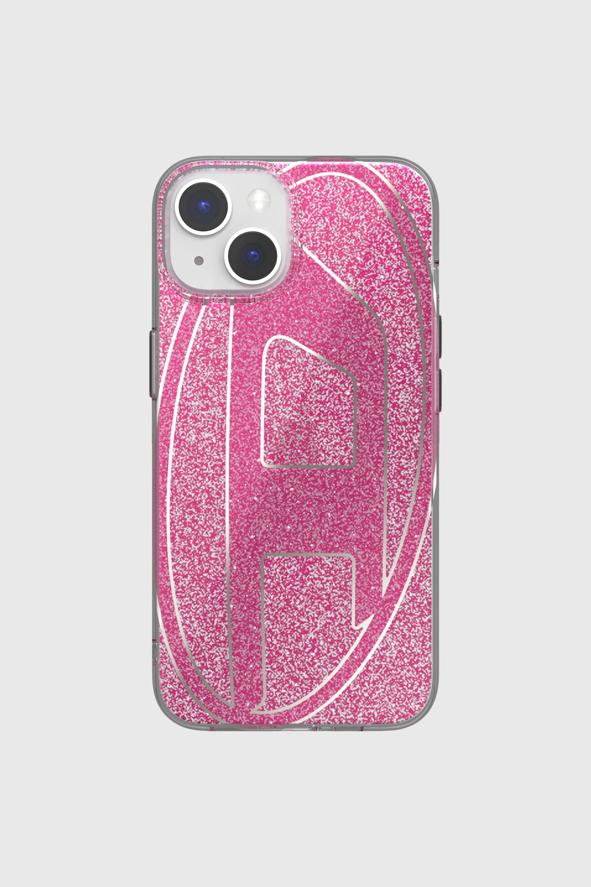 Diesel - 60034 AOP CASE, Unisex's Glitter Case for iP 13/ 14 in Pink - 2