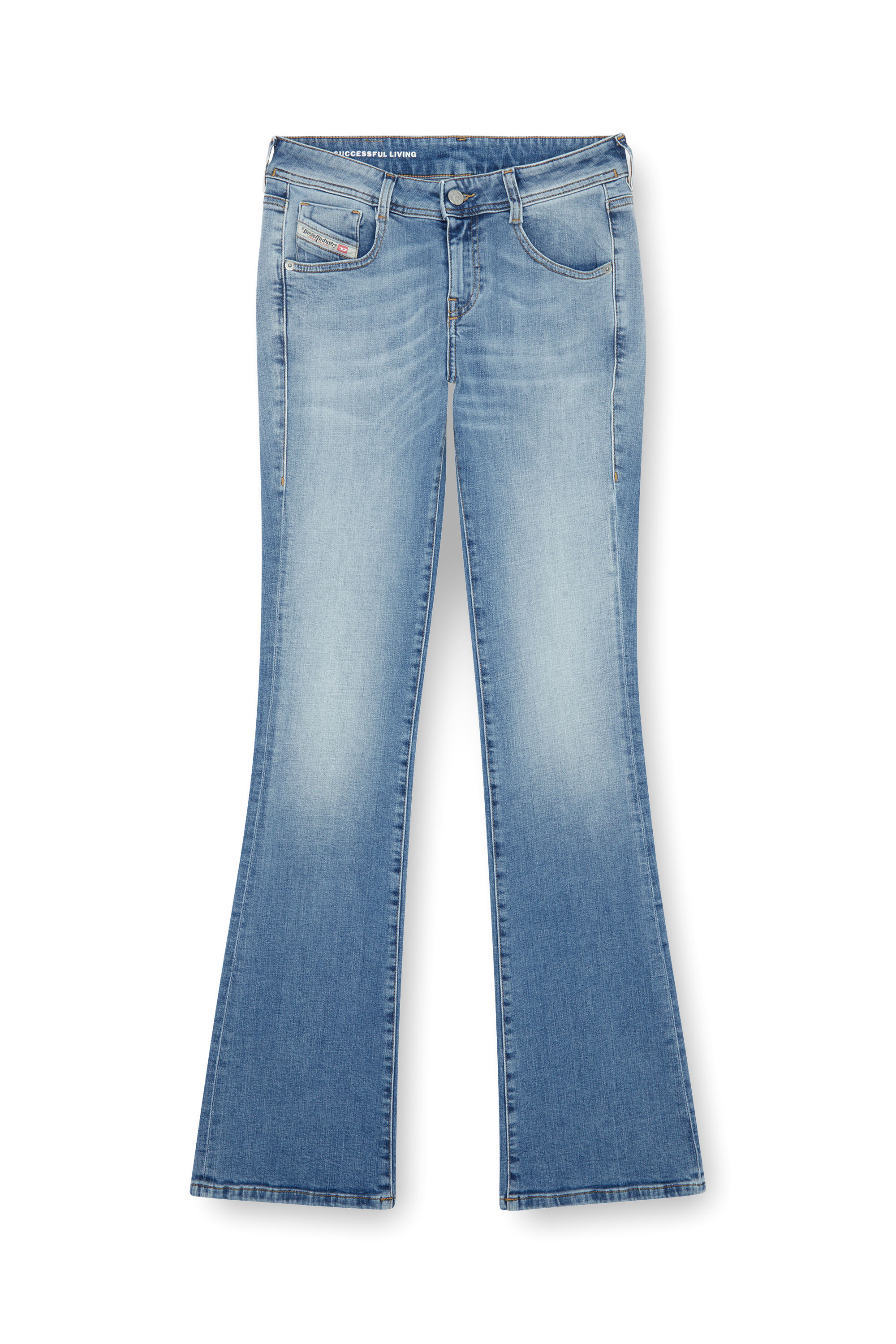 Diesel - Woman Bootcut and Flare Jeans 1969 D-Ebbey 09K06, Light Blue - Image 5