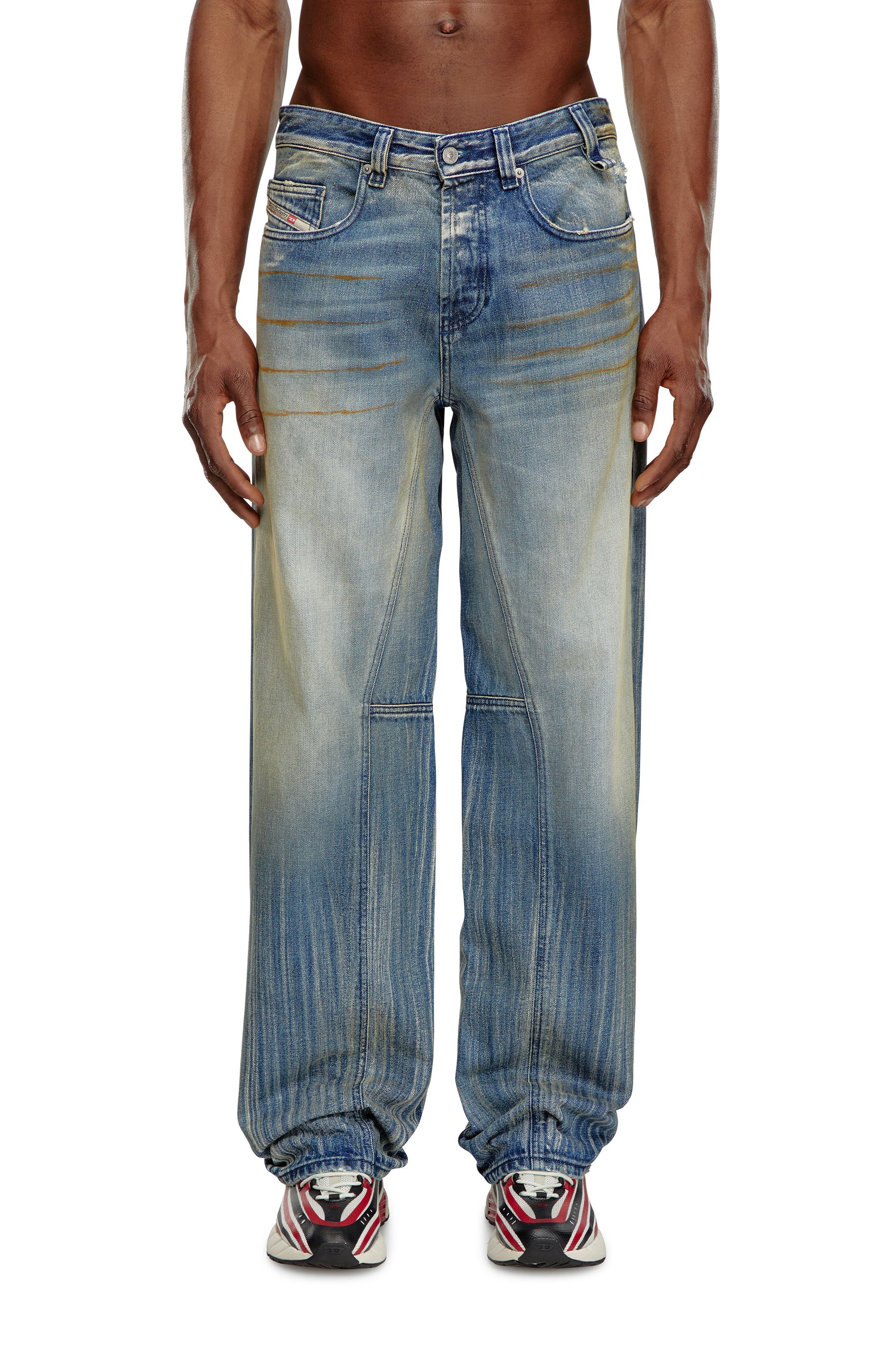 Diesel - Man's Straight Jeans 2001 D-Macro 09I97, Medium blue - 1