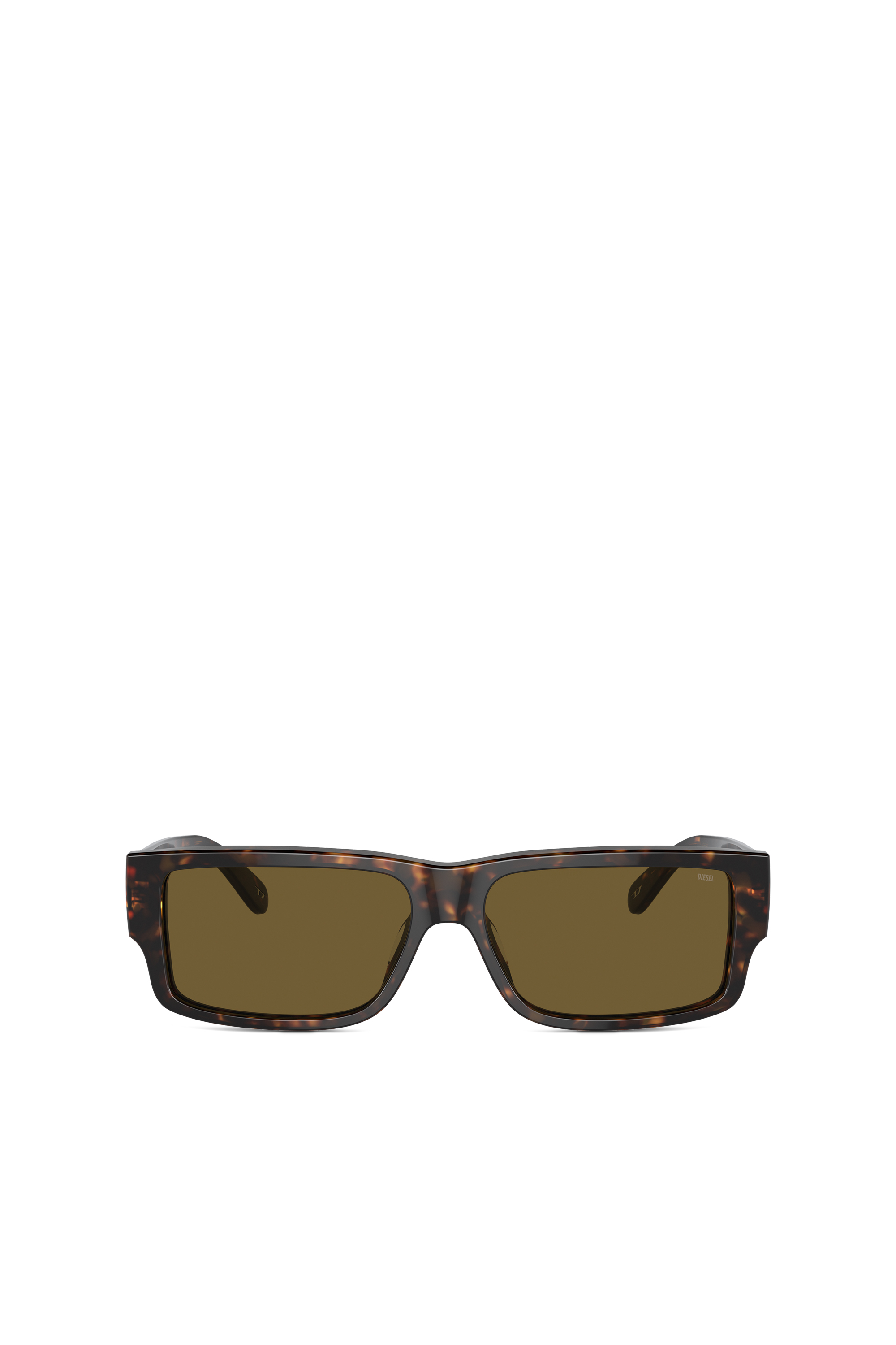 Diesel - 0DL2003 SIZE 57, Man's Rectangle sunglasses in Brown - 1