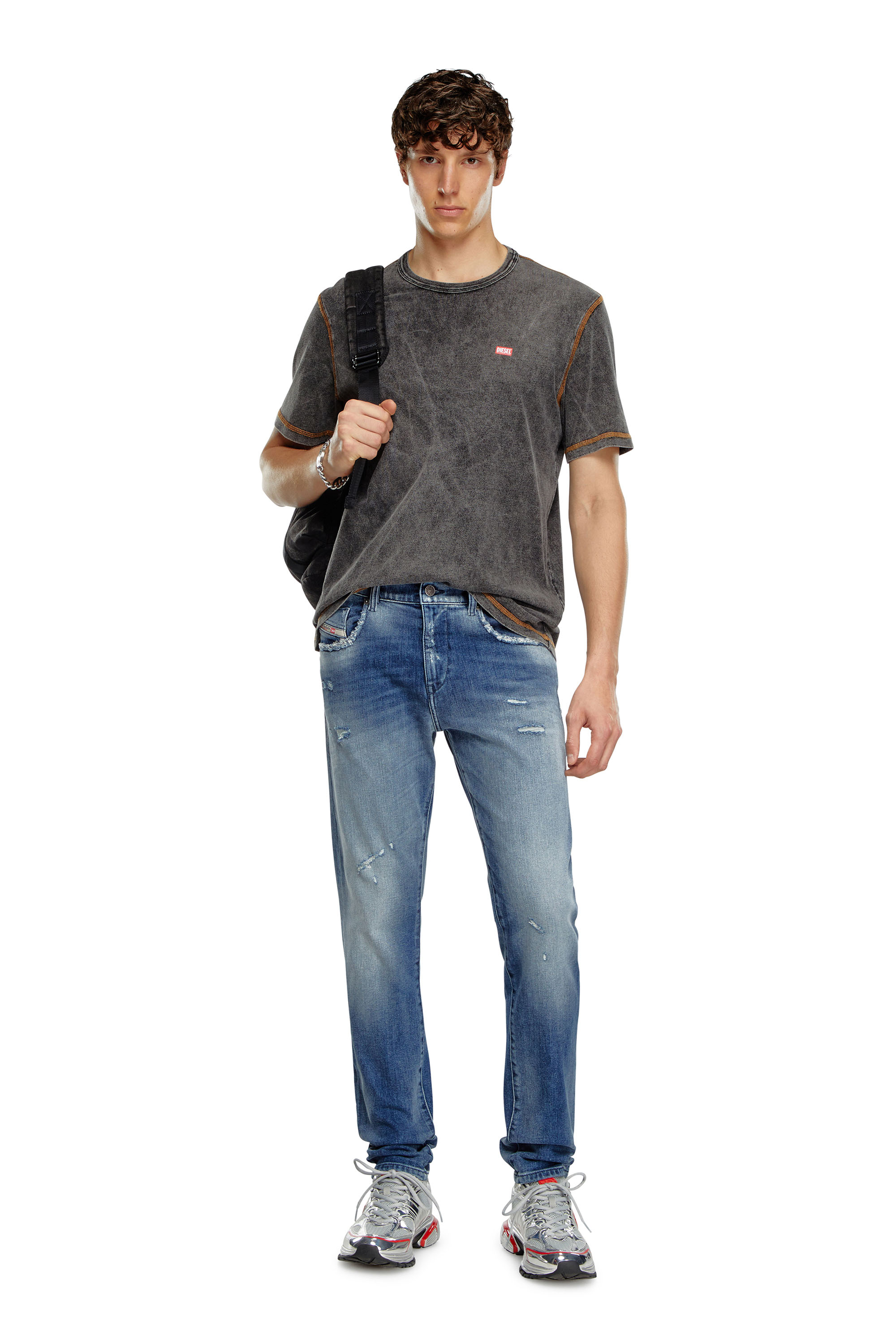 Diesel - Man's Slim Jeans 2019 D-Strukt 09J61, Medium blue - 2