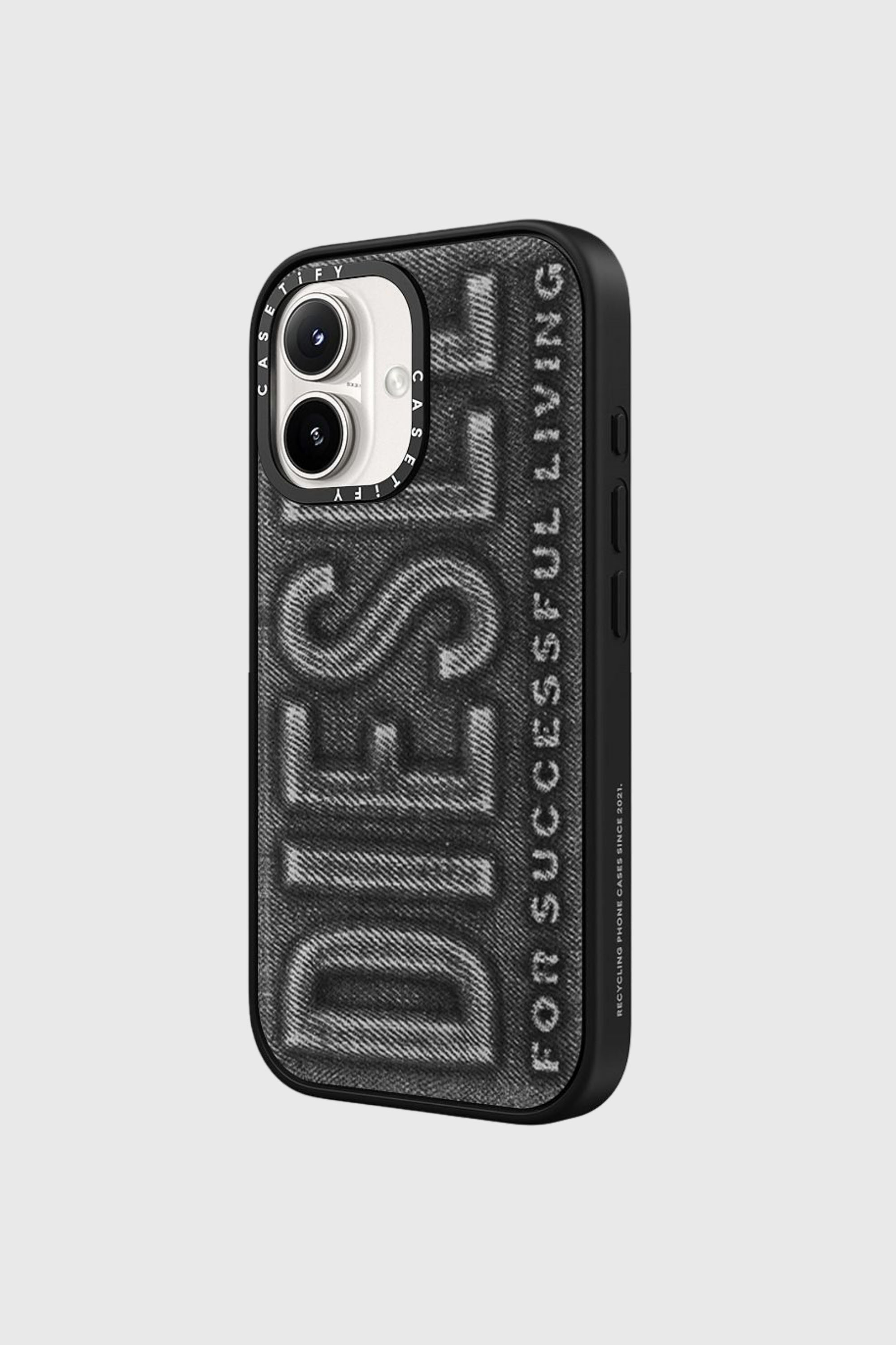 Diesel - 60562 MOULDED CASE, Unisex's Biscotto impact case for iPhone 16 in Black - 2