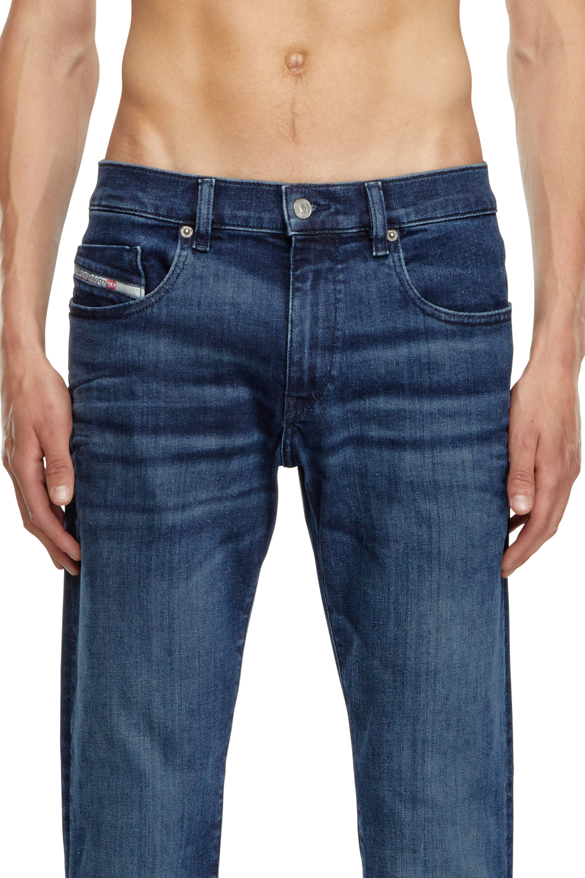 Diesel - Man's Slim Jeans 2019 D-Strukt 0GRDJ, Dark Blue - 5