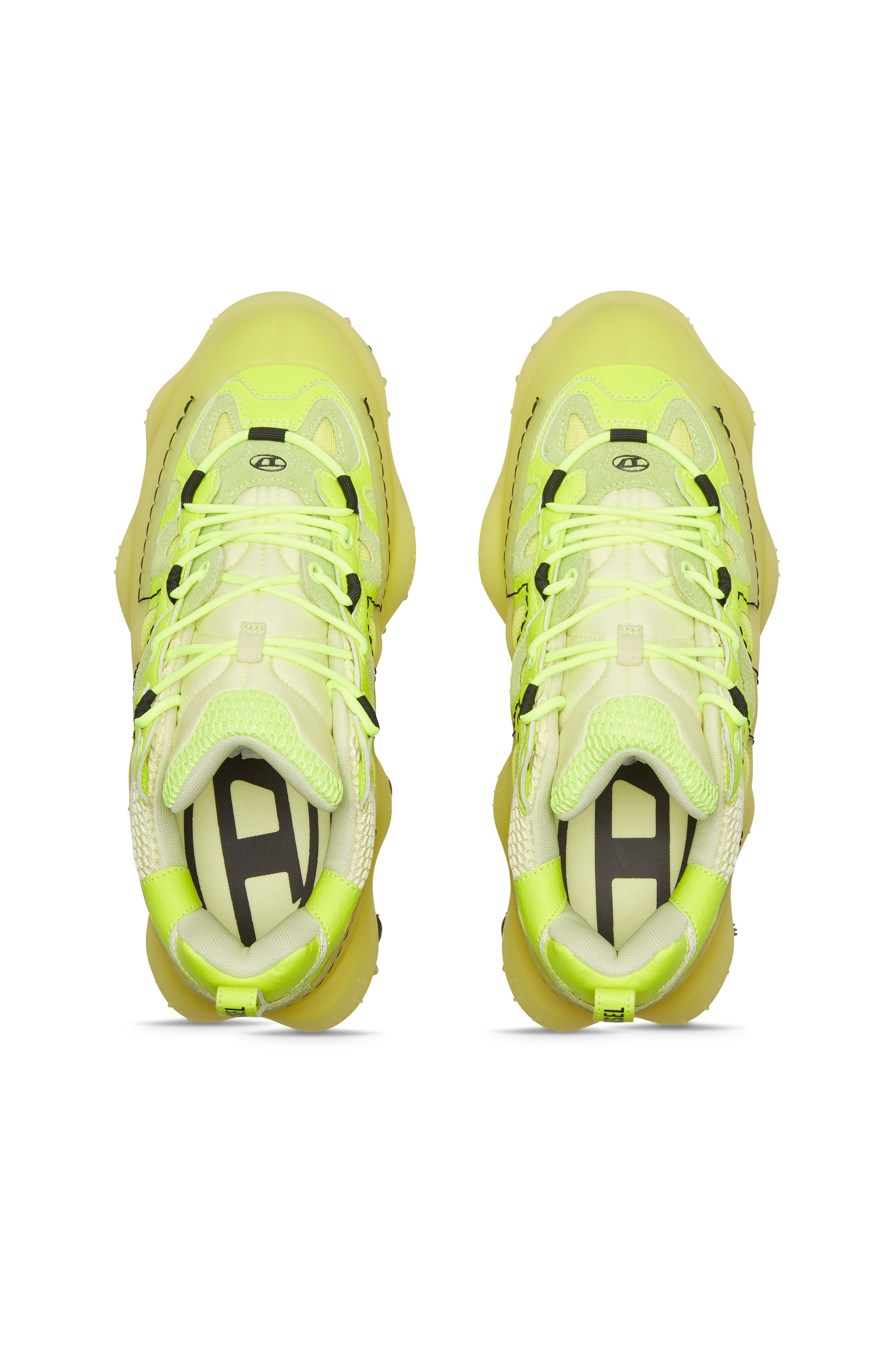 Diesel - S-PROTOTYPE P1, Man S-Prototype P1-Low-top sneakers with rubber overlay in Yellow - Image 5
