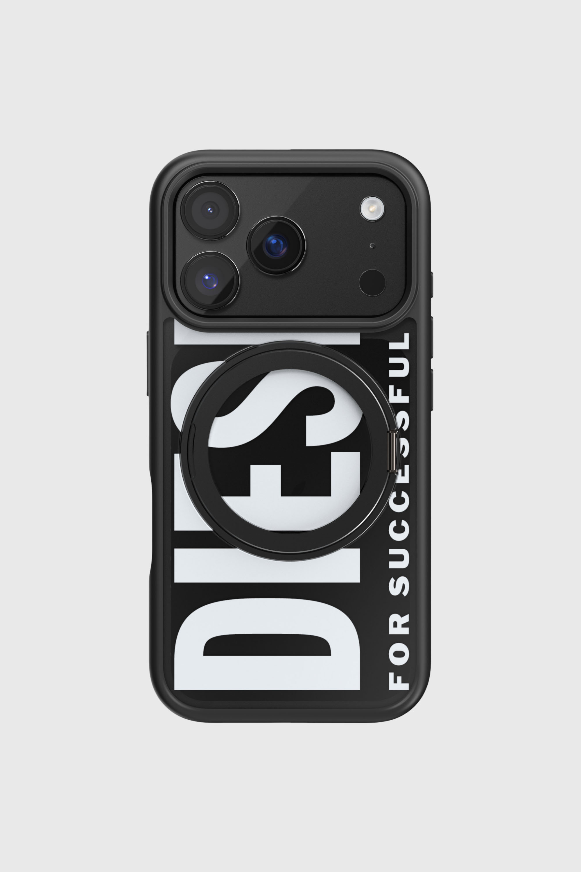 Diesel - 60405 RING STAND CASE RING STAND, Unisex's Ringstand-Magsafe case for iPhone 17 Pro in Black - 1