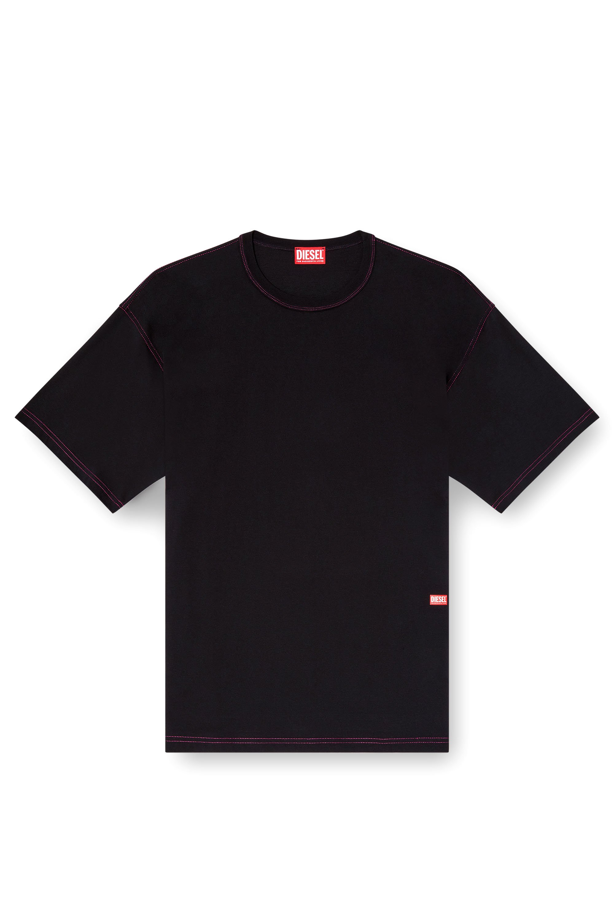 Diesel - T-BOXT-R18, Man's T-shirt with apple core print in Black - 3