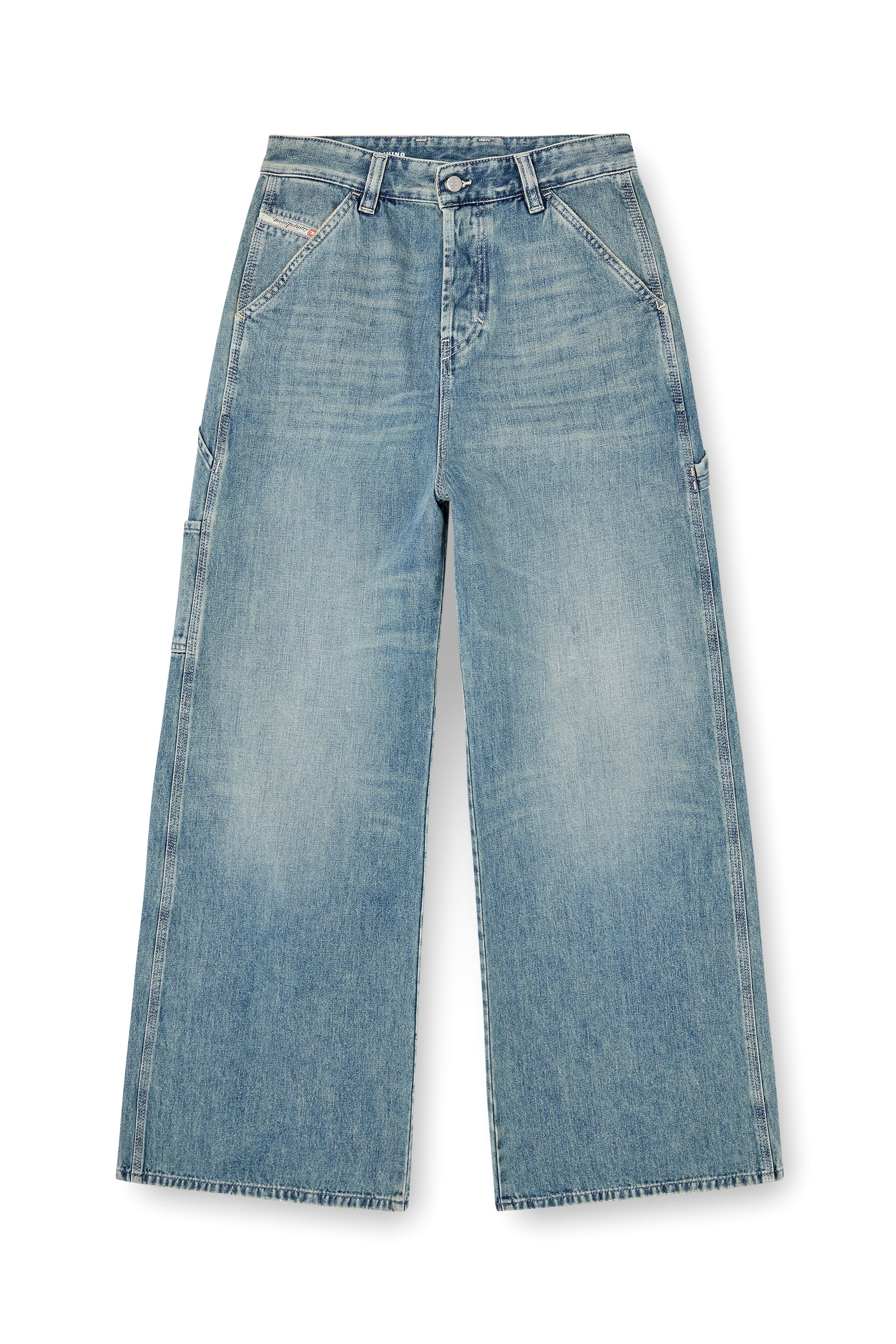 Diesel - Woman's Relaxed Jeans 1996 D-Sire 068SK, Light Blue - 2