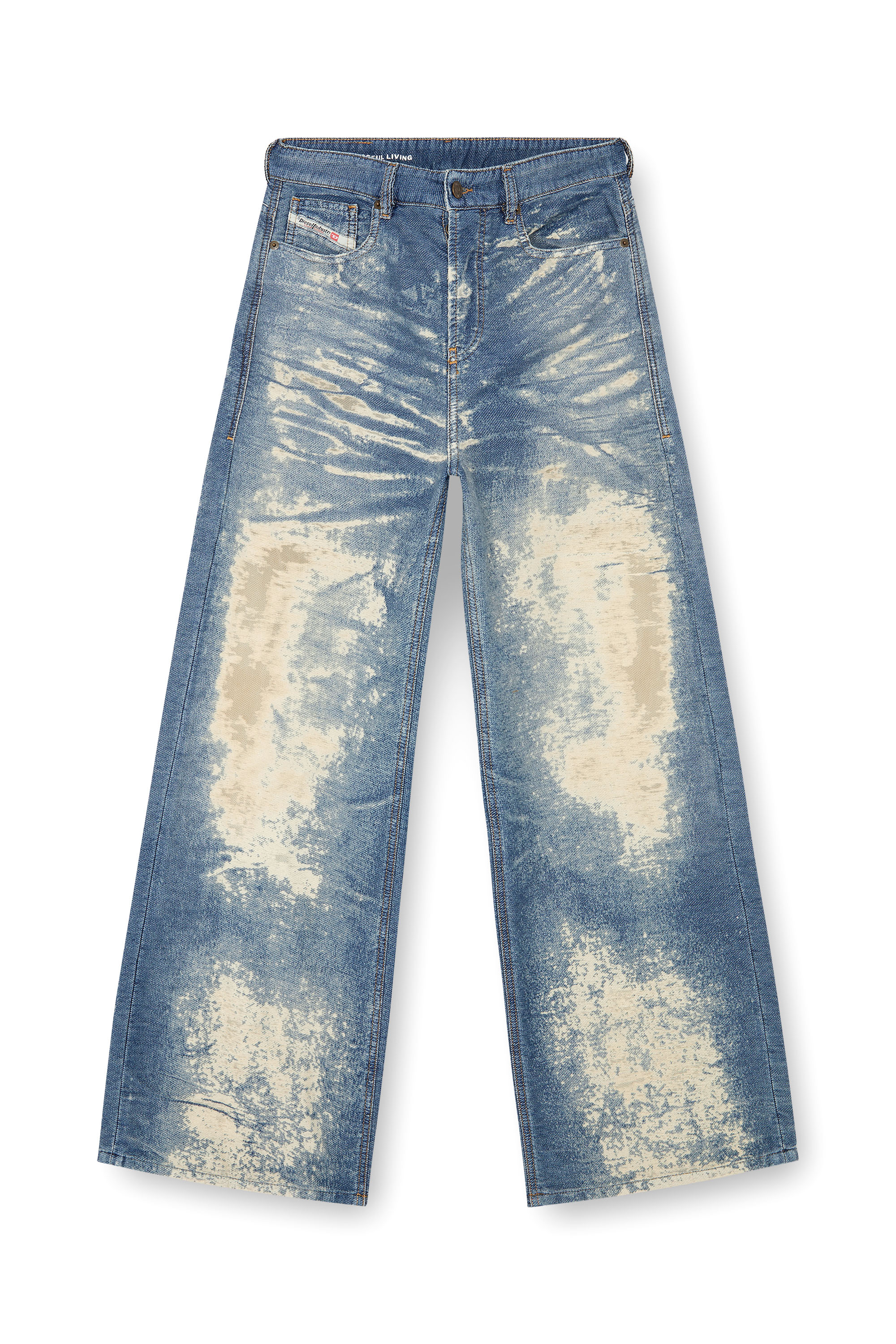 Diesel - Woman Straight Jeans 1996 D-Sire 068RE, Medium blue - Image 5