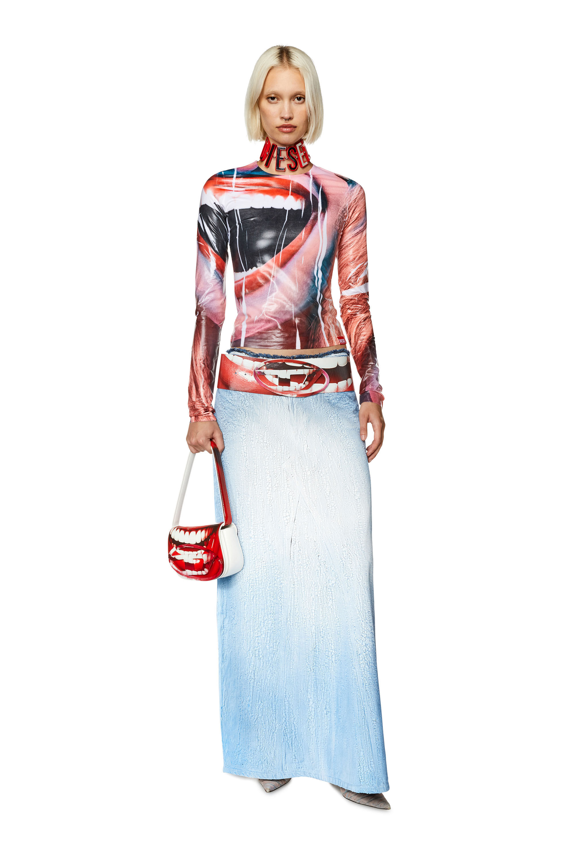 Diesel - T-CLAUZI-M1, Pink/Red - Image 2