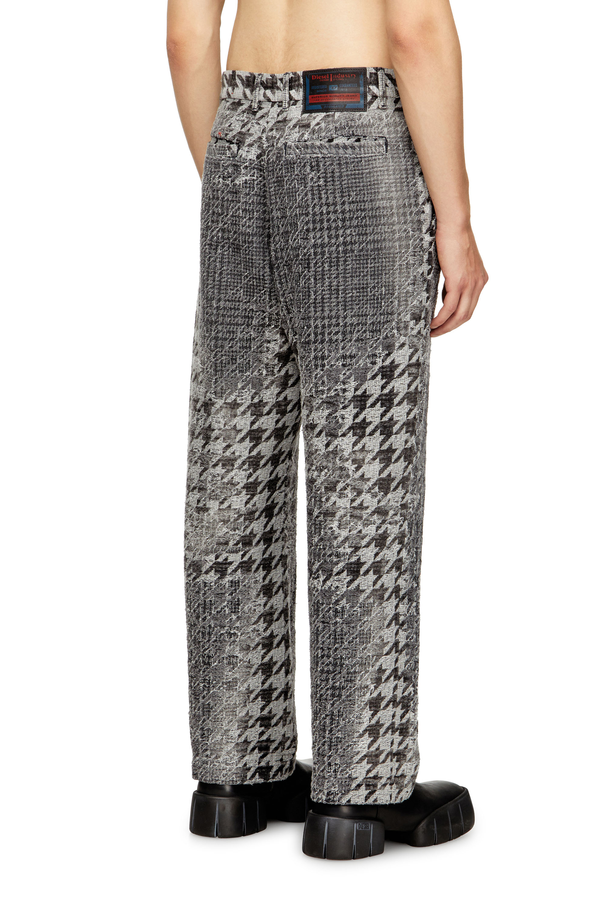 Diesel - Man's Regular Jeans D-Eber 0CEBN, Black/Dark grey - 4