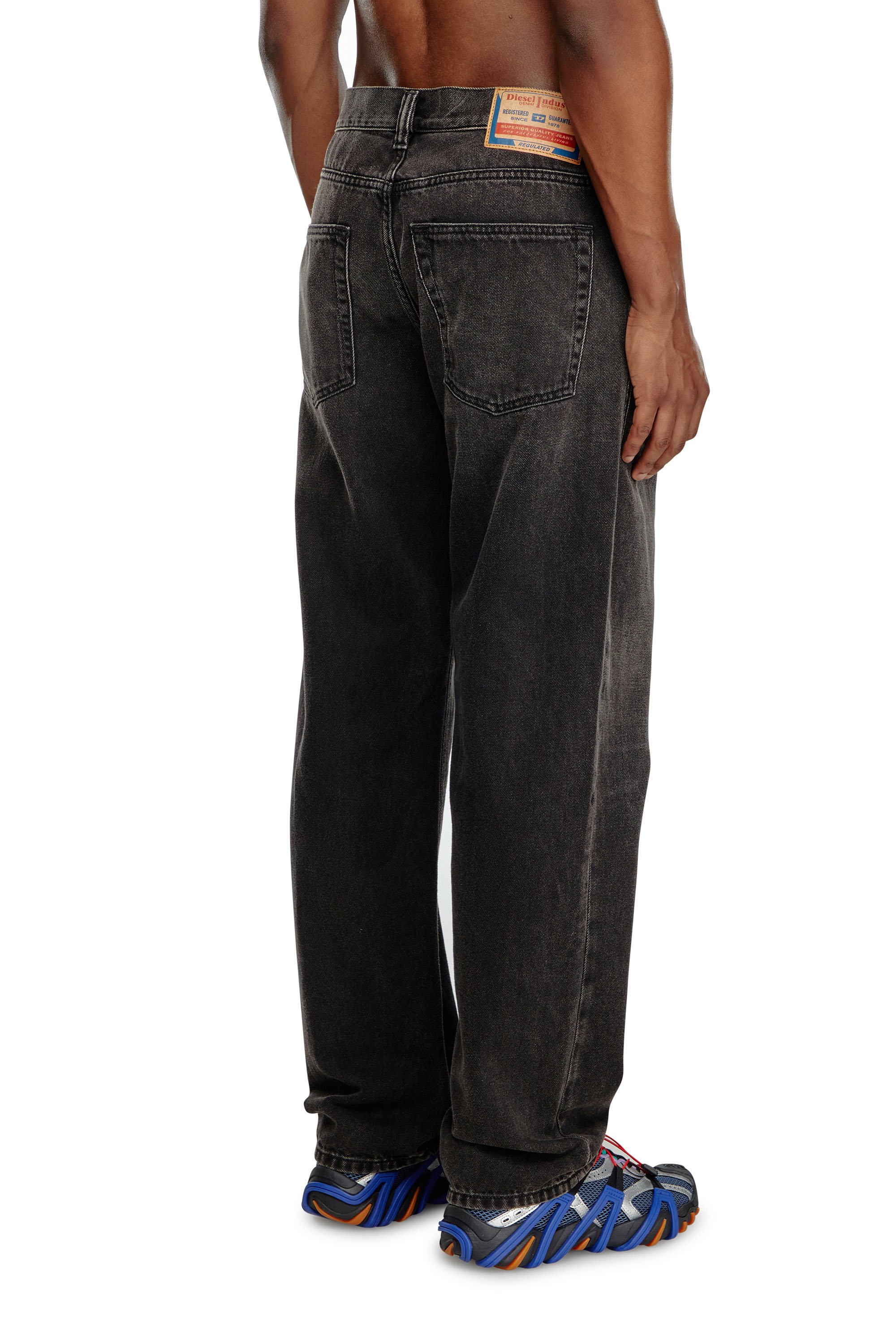 Diesel - Straight Jeans 2010 D-Macs 09J96, Black/Dark grey - Image 3