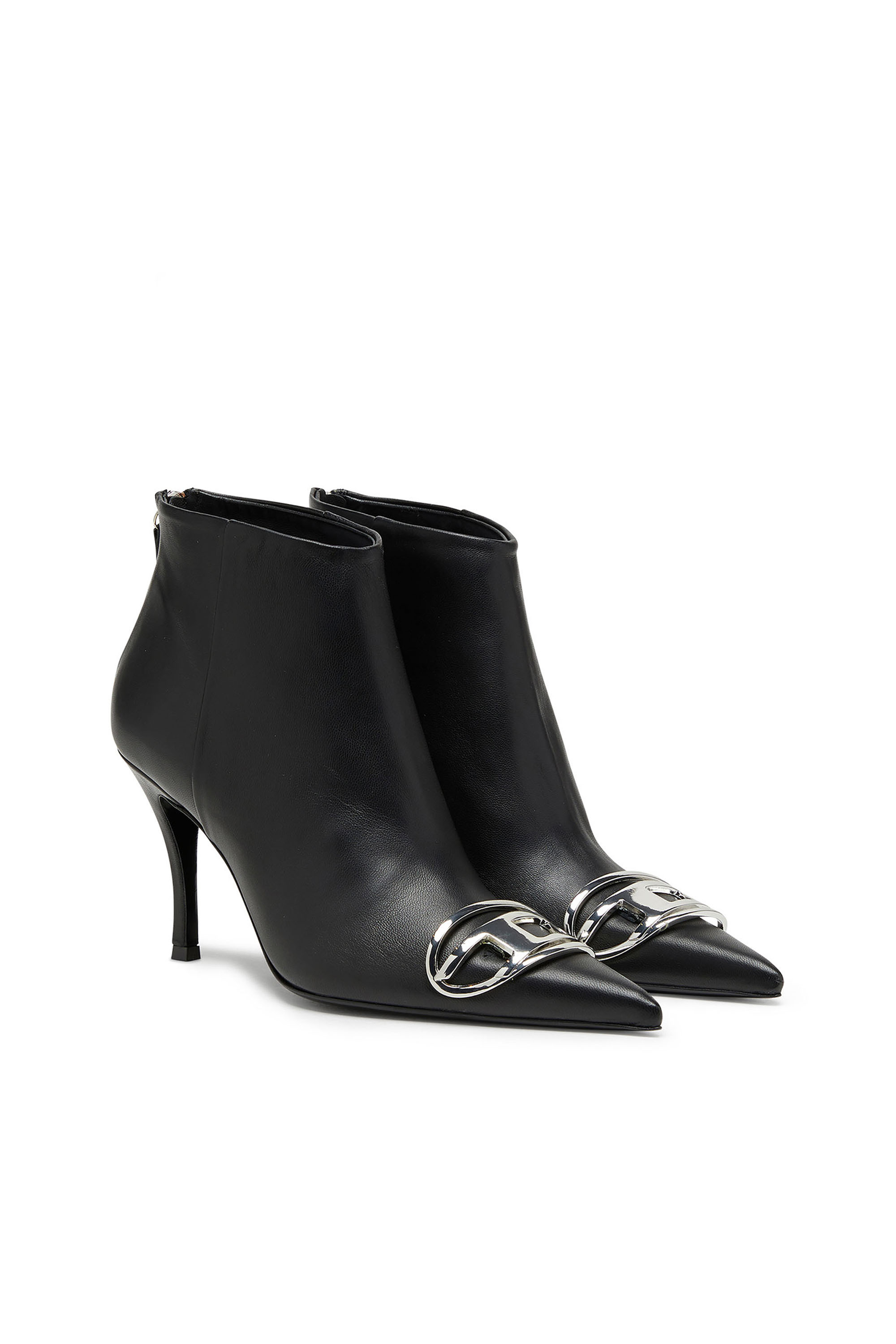 Diesel - D-VENUS AB, Woman's D-Venus-Leather ankle boots in Black - 2